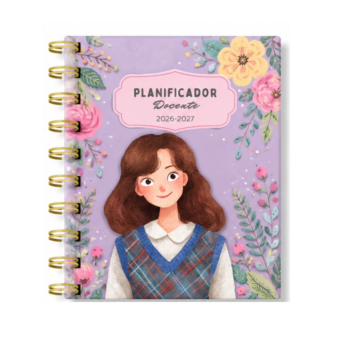 Planner Docente floral 2026-2027