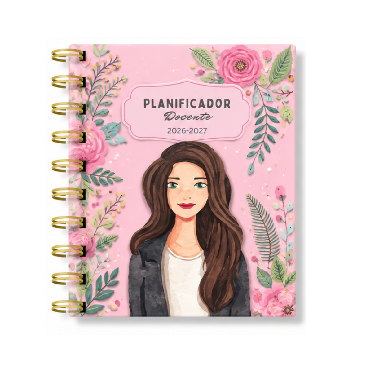 Planner Docente floral 2026-2027