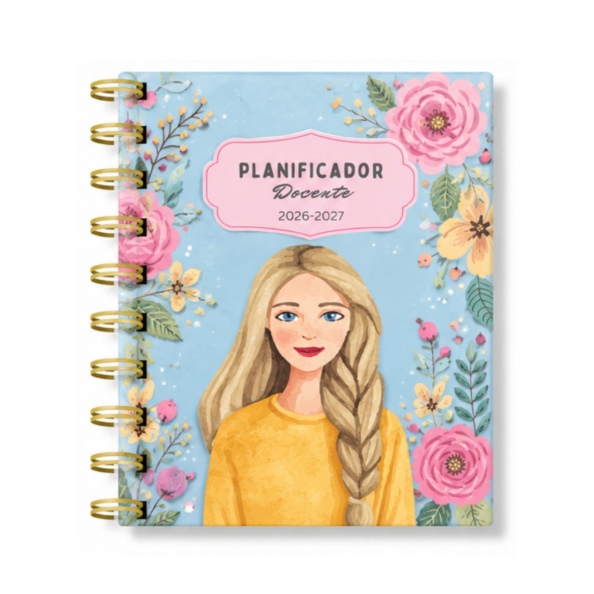 Planner Docente floral 2026-2027